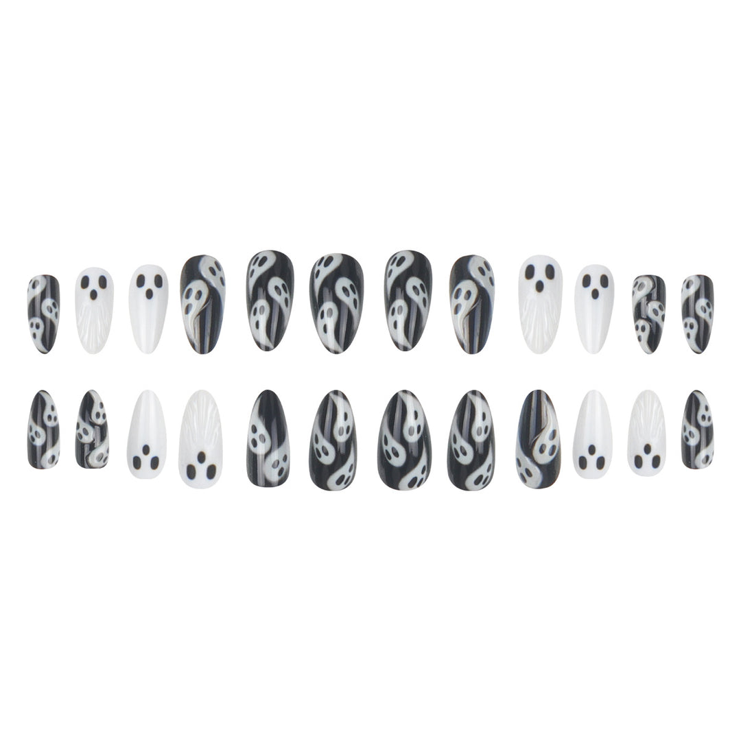 Künstlerische Geister-Themen-Nagelkunst Karnz