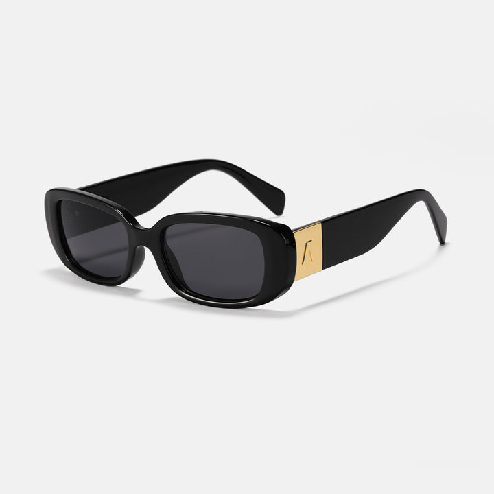 Damen stilvolle quadratische Sonnenbrille mit modernem Kunststoffrahmen Karnz