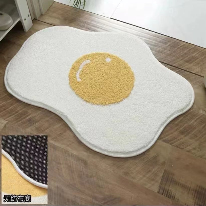 Verspielte Hamburger-förmige Matte