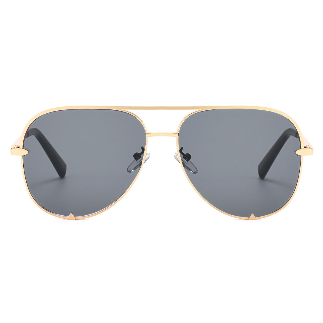 Modebewusste Aviator-Sonnenbrillen Karnz