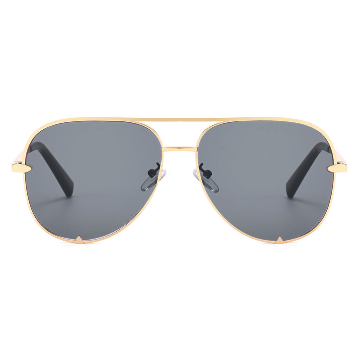Modebewusste Aviator-Sonnenbrillen Karnz