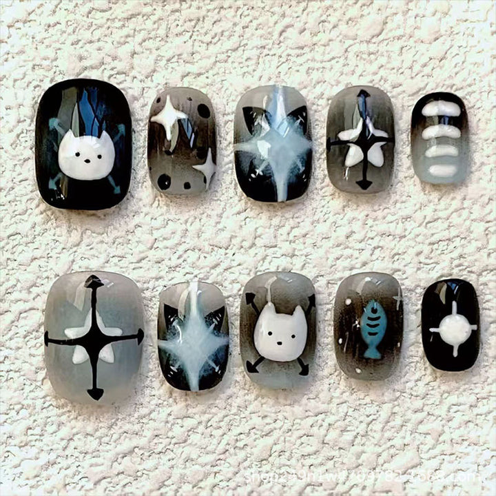 Verspieltes Künstlerisches Nagelkunst Design Set Karnz