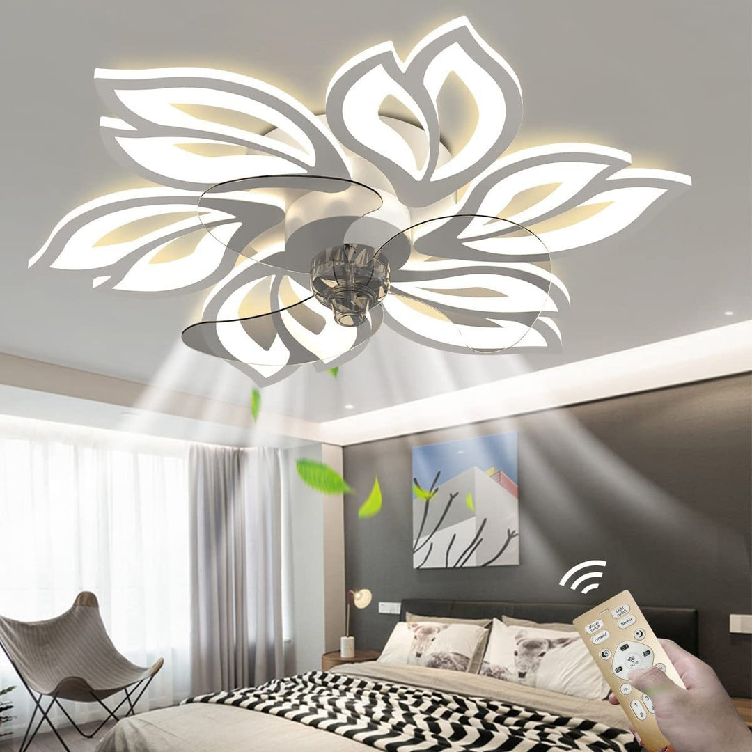 Florale Deckenventilator Leuchte