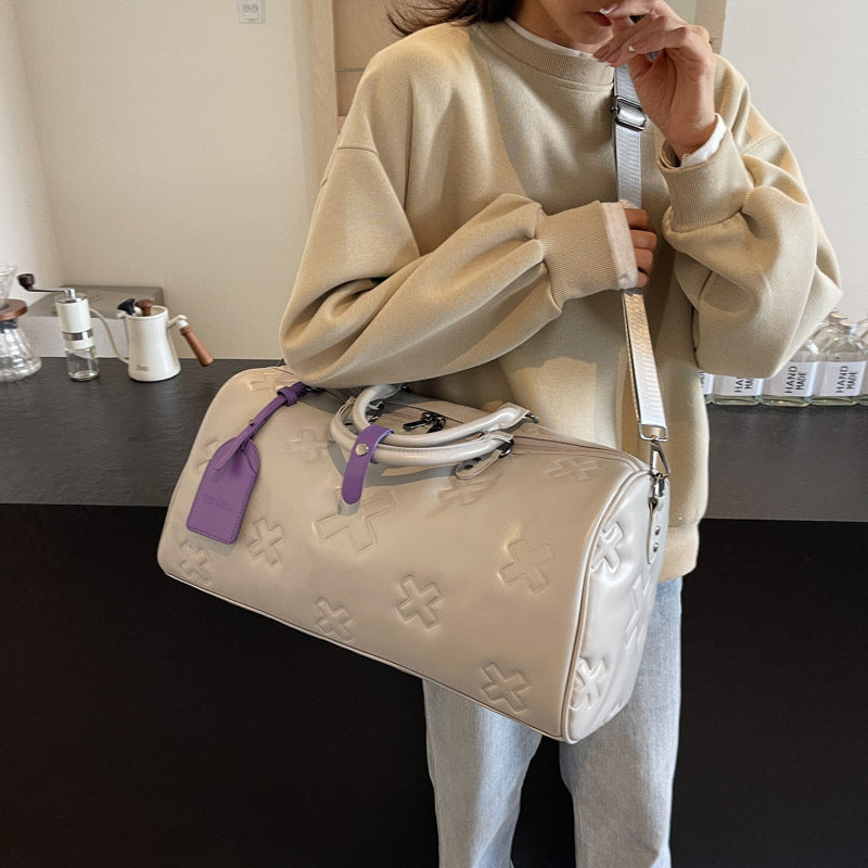 Premium Leder Reise Duffel Tasche Karnz