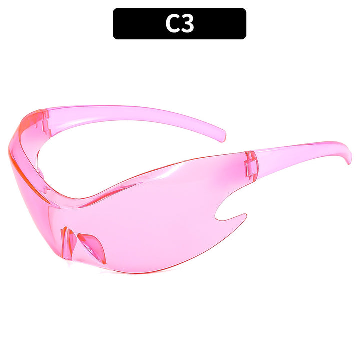 Futuristische Hochleistungs-Wrap-Sonnenbrille