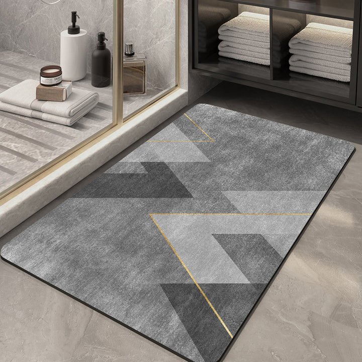 Stylische dekorative Badematte Karnz