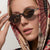 Damen modische Sonnenbrille mit einzigartigem Design und hochwertigem Metallrahmen Karnz