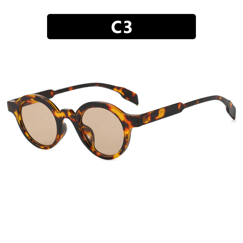 Damen modische runde Sonnenbrille mit hochwertigem, flexiblem Rahmen Karnz