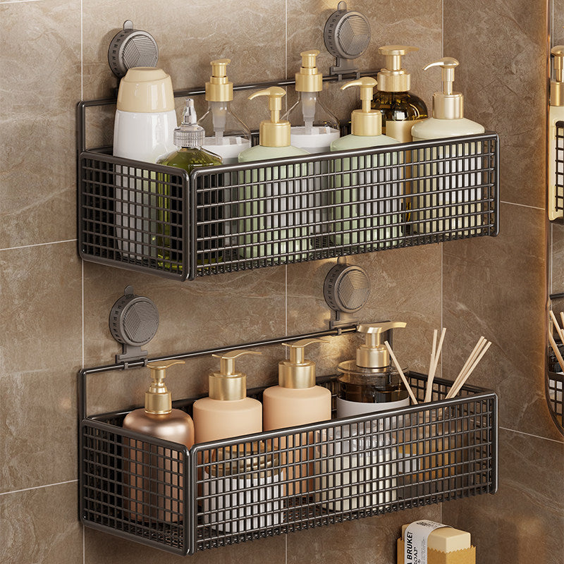 Saugmontierter Doppel-Mesh-Duschcaddy Organizer