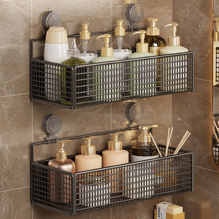 Saugmontierter Doppel-Mesh-Duschcaddy Organizer