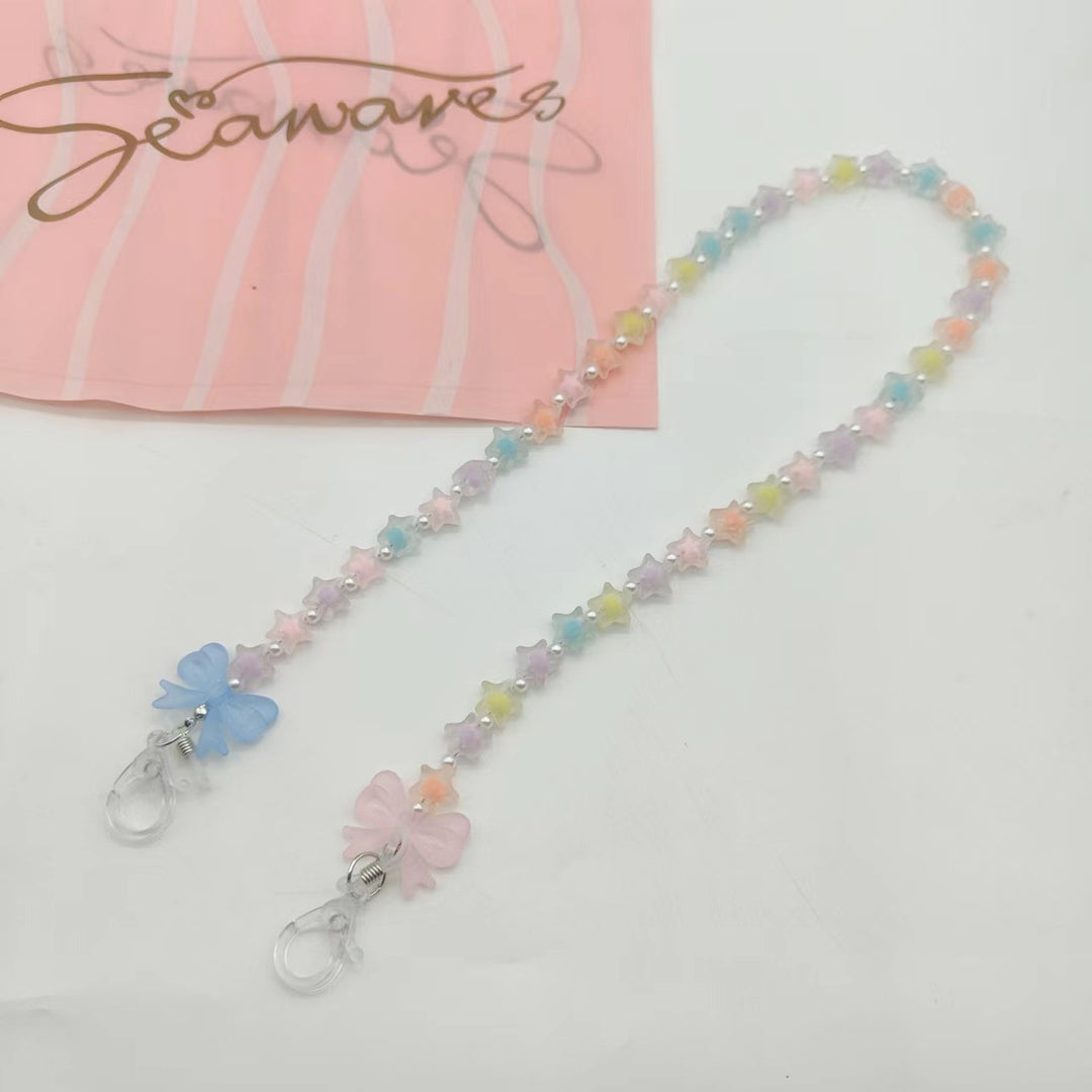 Trendige Brillenkette mit Sternen-Design Karnz