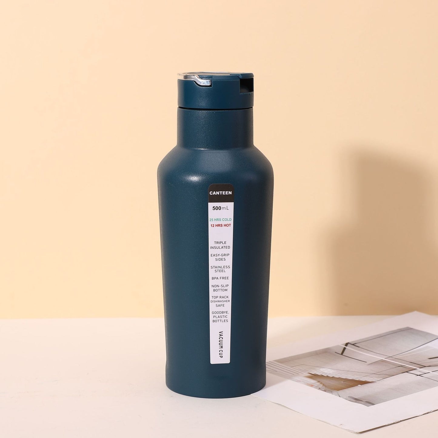 Damen Edelstahl Trinkflasche Karnz