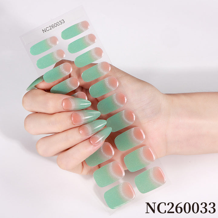 Premium Floral Press-On Nagelkunst