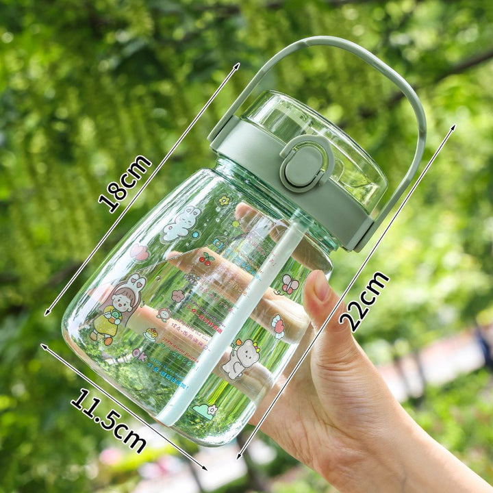 Damen Motivierte Trinkflasche Karnz