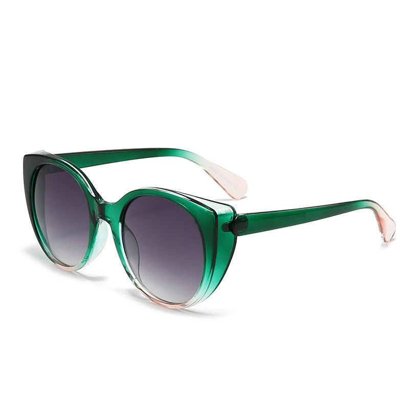 Damen Cat-Eye Sonnenbrille mit hochwertigem Kunststoffrahmen und schützenden Gläsern Karnz