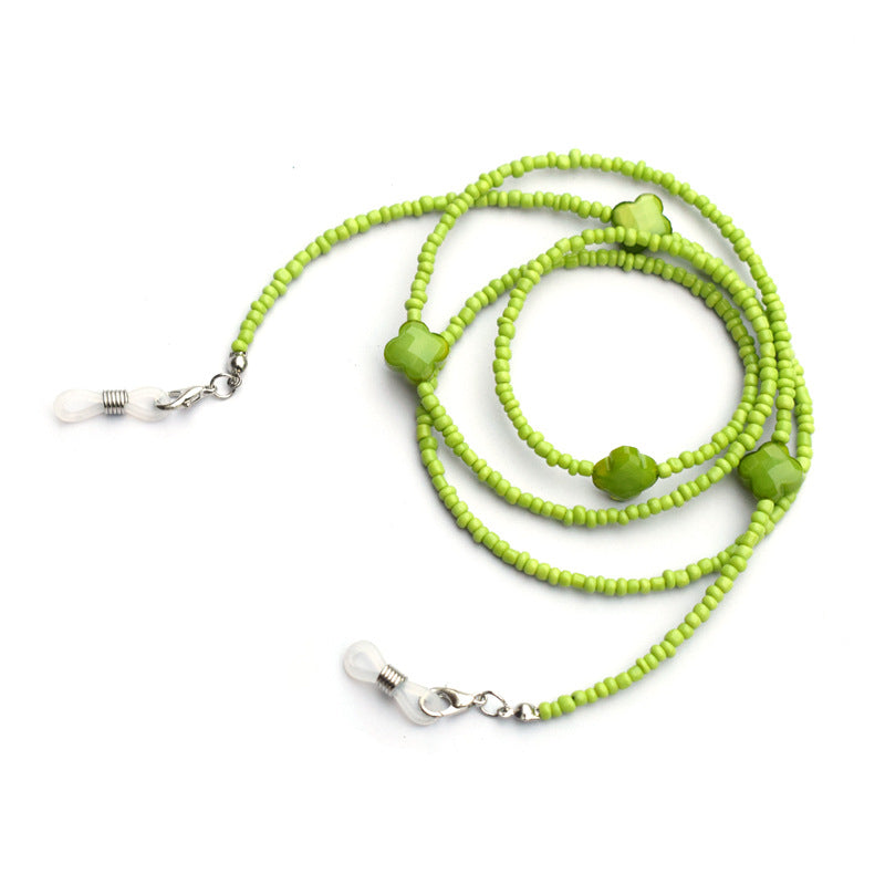Perlenfassungs-Kette mit Blumenakzenten Karnz