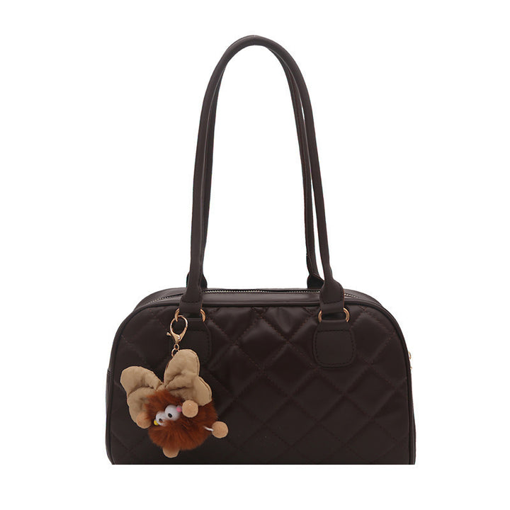 Gepolsterte Kunstleder-Handtasche Karnz