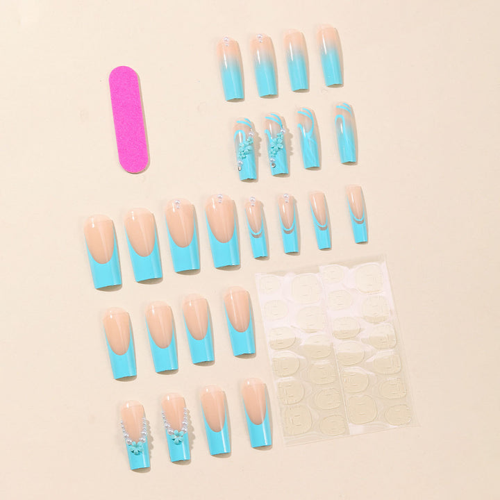 Elegante dekorative Acrylnagelverlängerungen Karnz