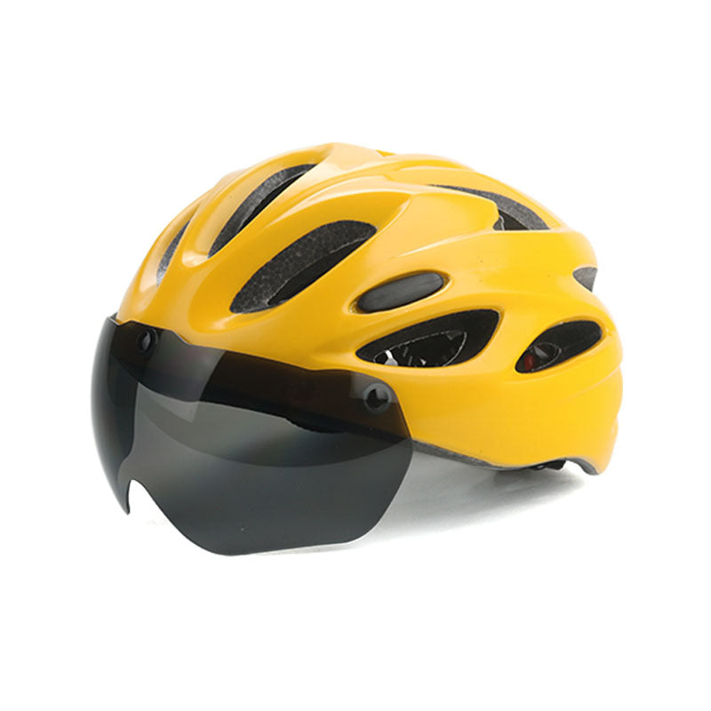 Fahrradhelm mit integriertem Visier Karnz