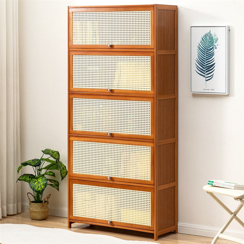 Aufbewahrungskommode Mit Dekorativer Rattanfront Und Funktionalem Stauraum Karnz