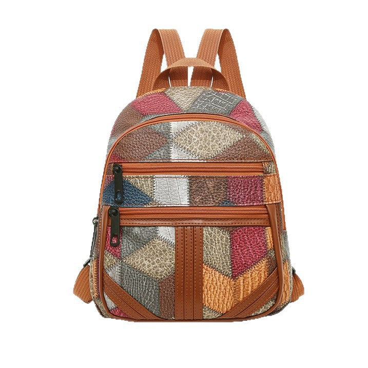 Stilvolle geometrische gemusterte Mini-Rucksack Karnz