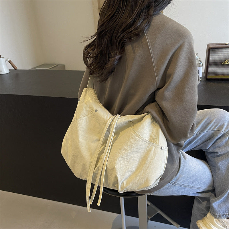 Lässige weiche Stoff Hobo Tasche Karnz 1786328585