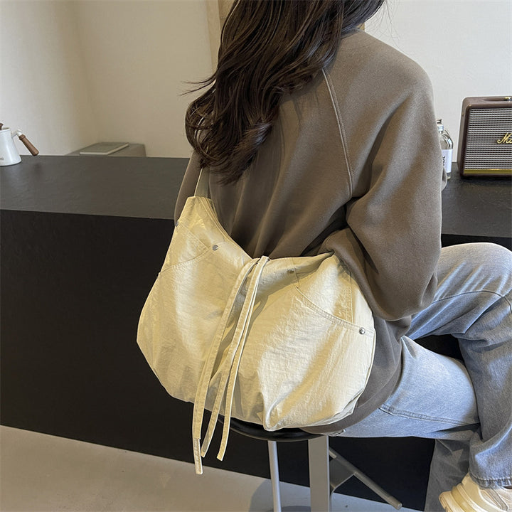Lässige weiche Stoff Hobo Tasche Karnz 1786328585