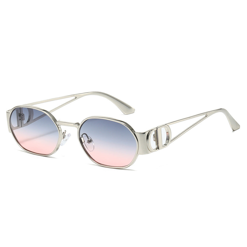 Moderne elegante ovale Sonnenbrillen Karnz