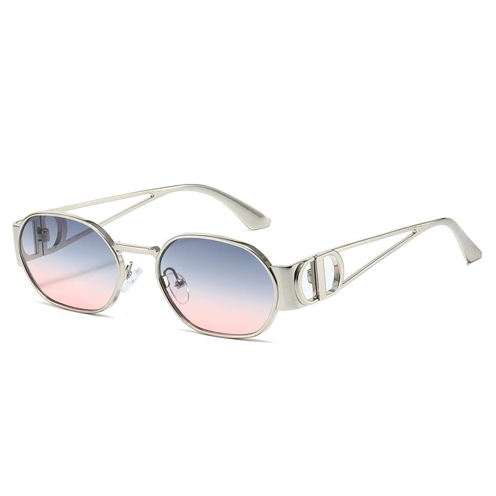 Moderne elegante ovale Sonnenbrillen Karnz