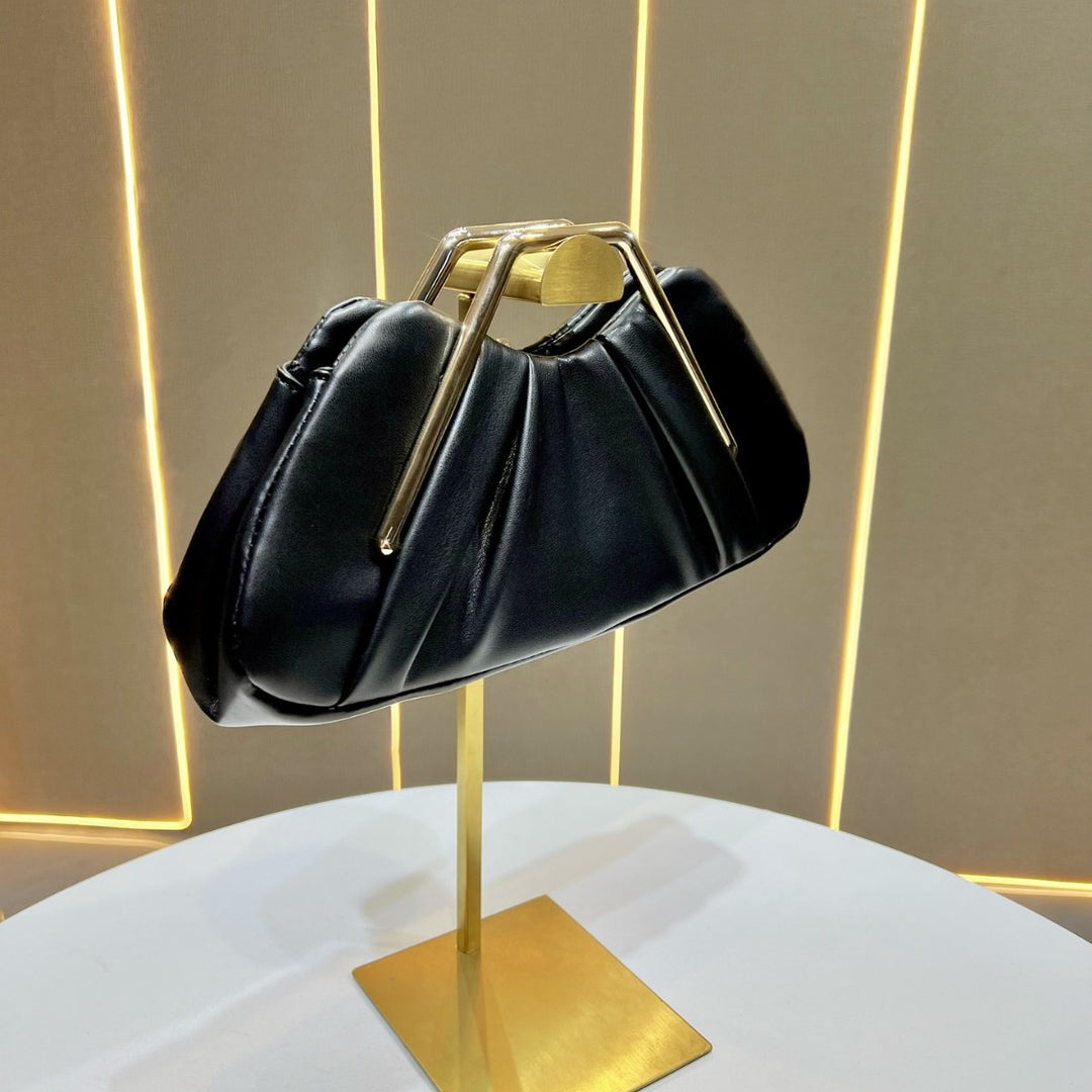 Elegante Raffung Handtasche
