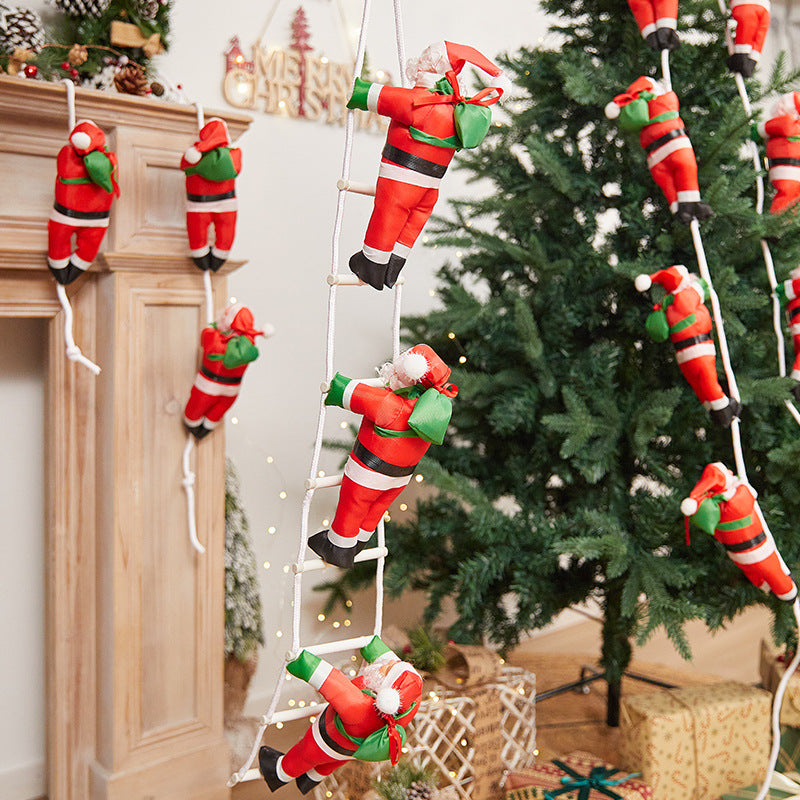 Verspielte Weihnachtsmann Dekorationsfigur Karnz