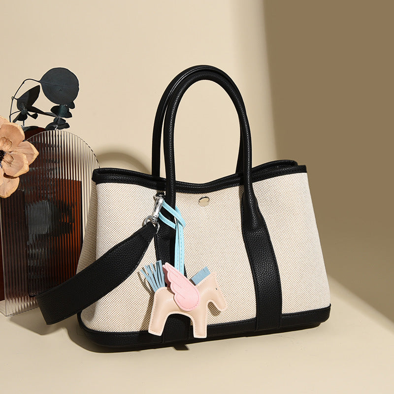 Stylische Texturierte Tote Bag Karnz