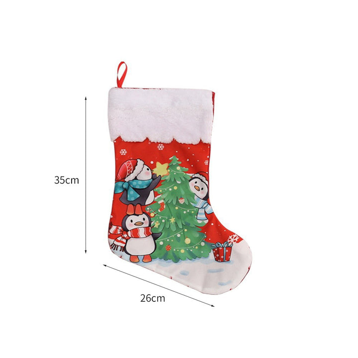 Weihnachtlich dekorative Socke