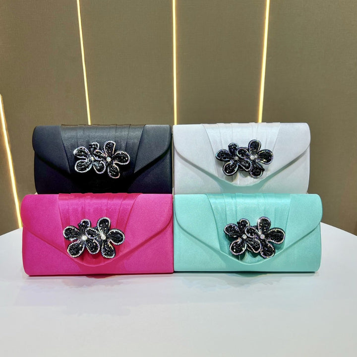 Elegante florale verzierte Clutch