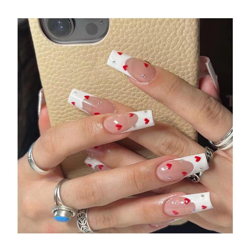 Stylische herzthemen Nagelverlängerungen