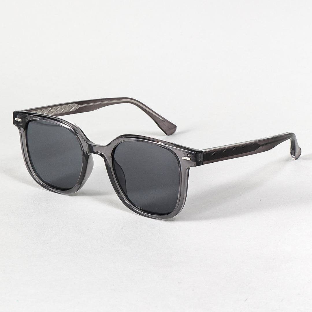 Damen modische Sonnenbrille mit markantem rechteckigen Rahmen und UV-Schutz Karnz