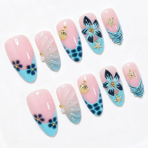 Künstlerische lange Acryl-Nagelspitzen Karnz