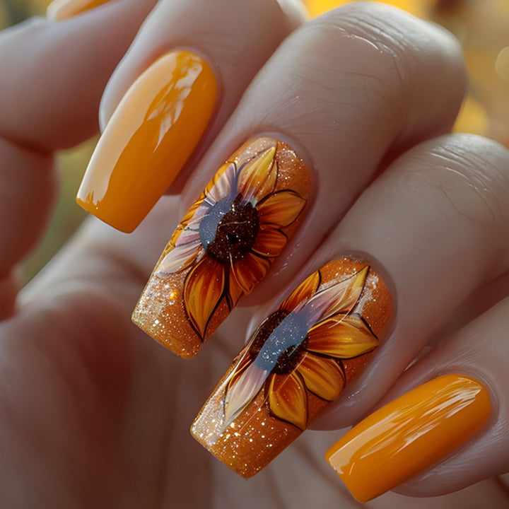 Floral Art Press-On Nail Set Karnz