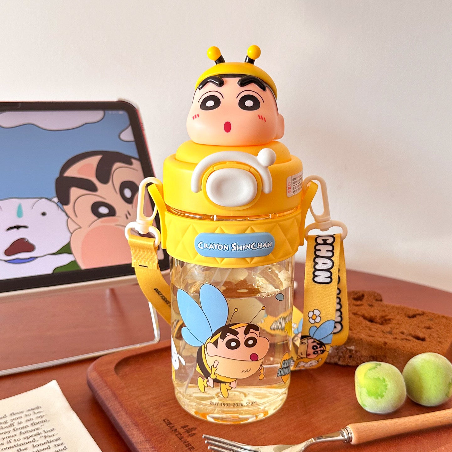 Damen Kinder-Trinkflasche mit Anhänger Karnz