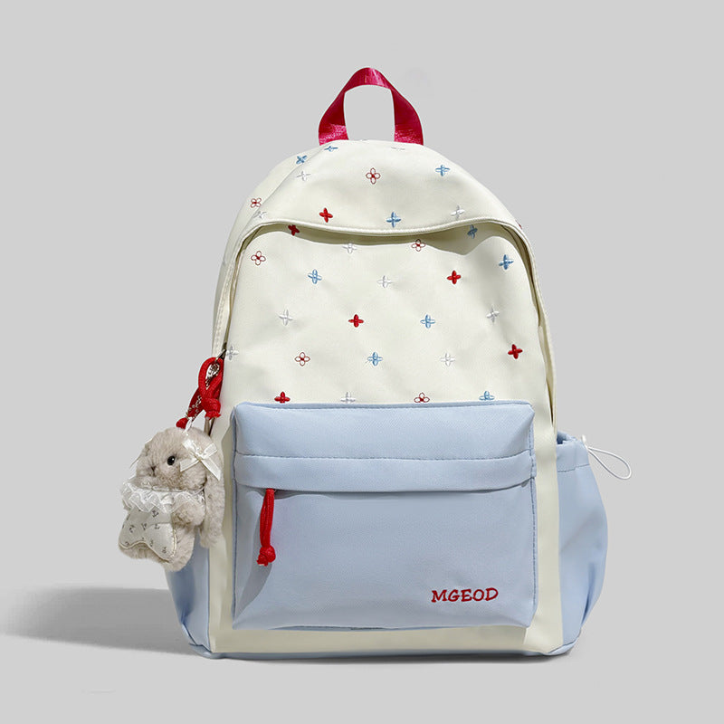 Dekorative Floral Bestickte Rucksack Karnz