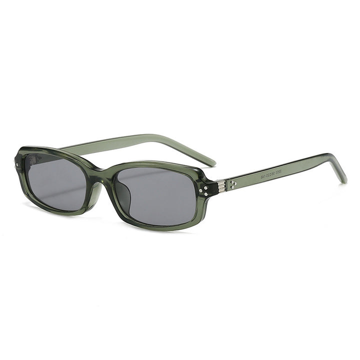Retro-inspirierte rechteckige Sonnenbrille Karnz