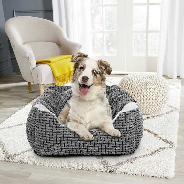 Plüsch-Dreieck-Hideaway-Hundebett