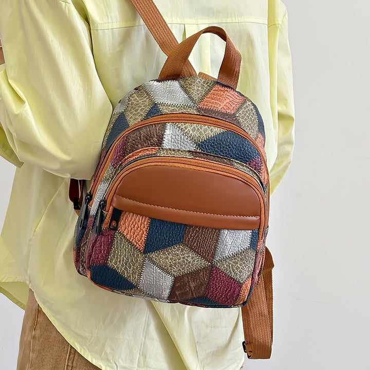 Geometrisch gemusterter Mode-Rucksack Karnz