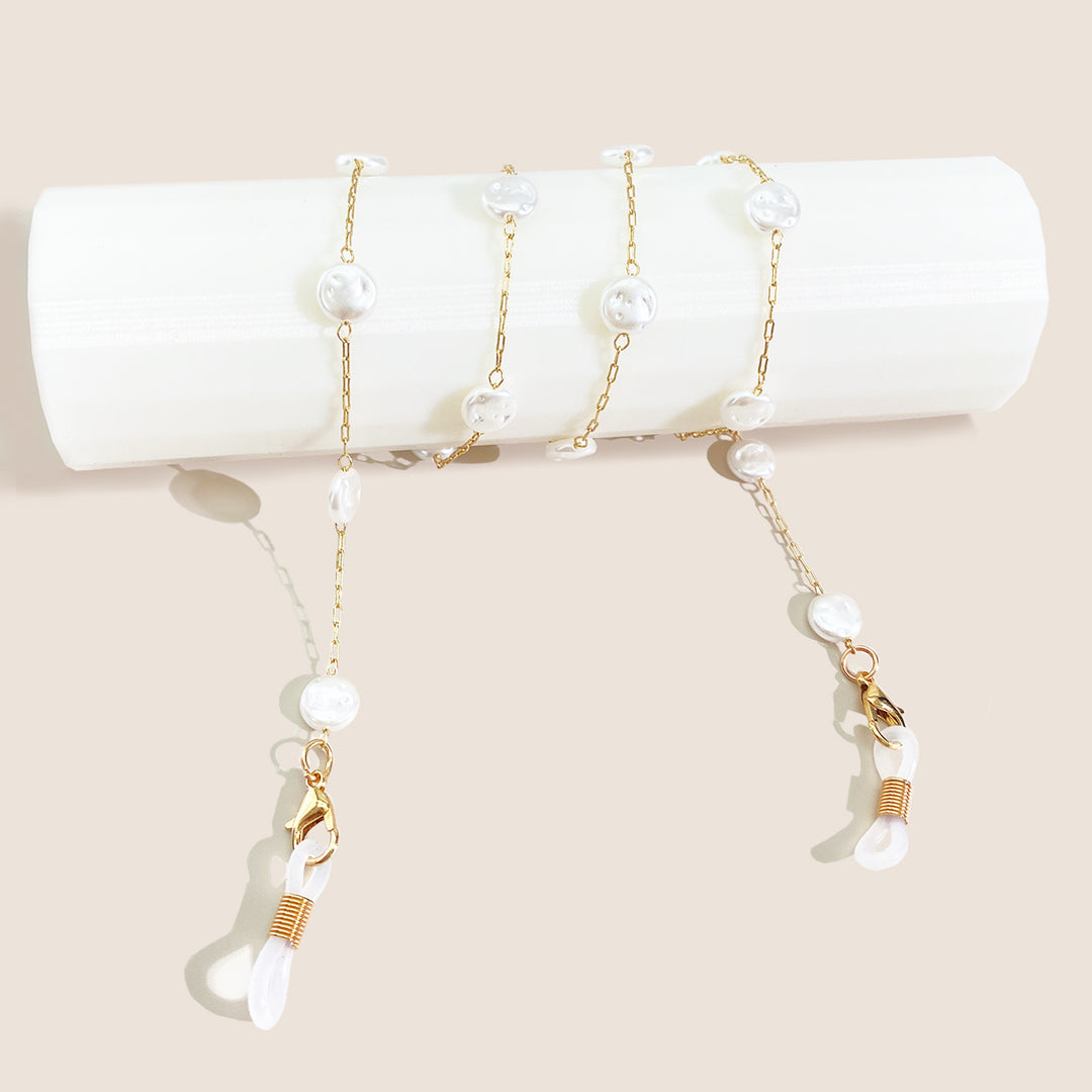 Elegante perlenverknüpfte Brillen Kette Karnz