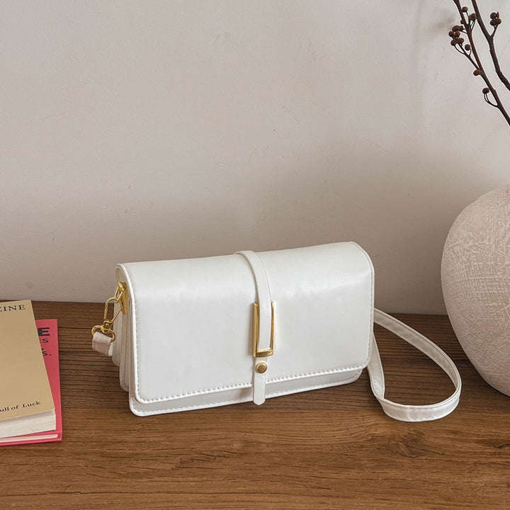 Leder Crossbody Clutch