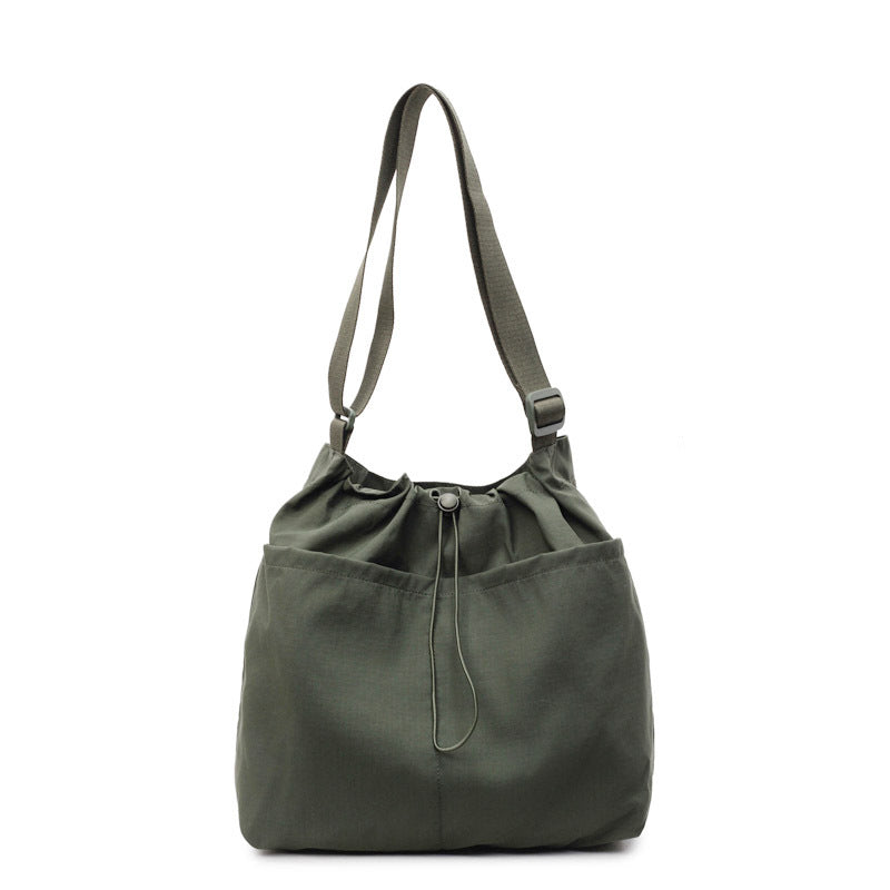 Verstellbare Kordelzug-Schultertasche Karnz