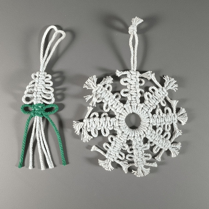Dekorative Makramee- ornament Karnz