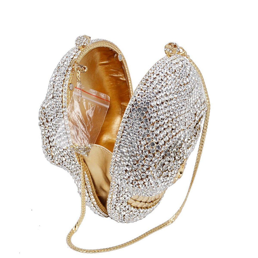 Statement Skull Clutch