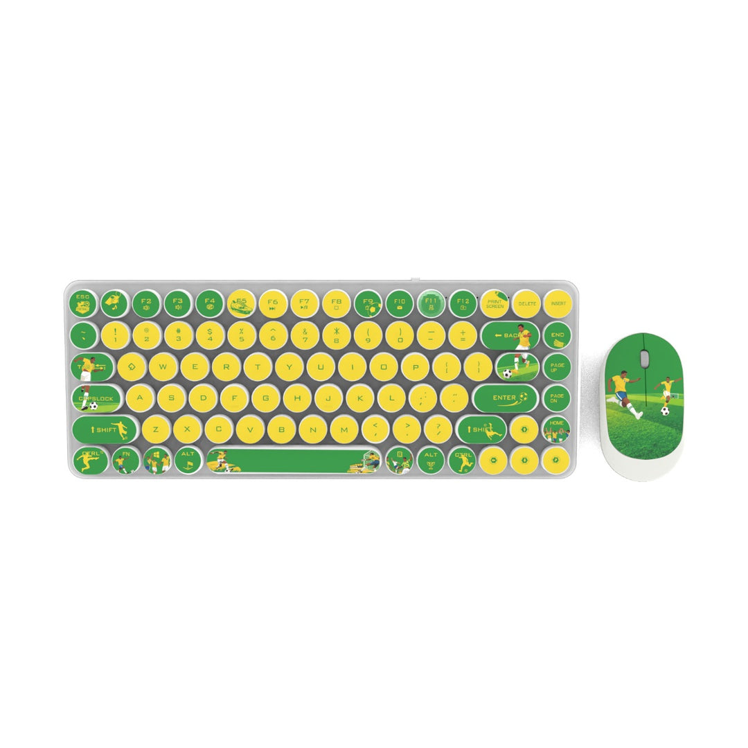 Retro Design Tastatur und Maus Set Karnz