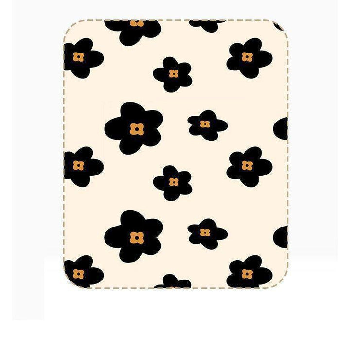 Gemütliche Fleece-Wurfdecke mit bold floralem Design